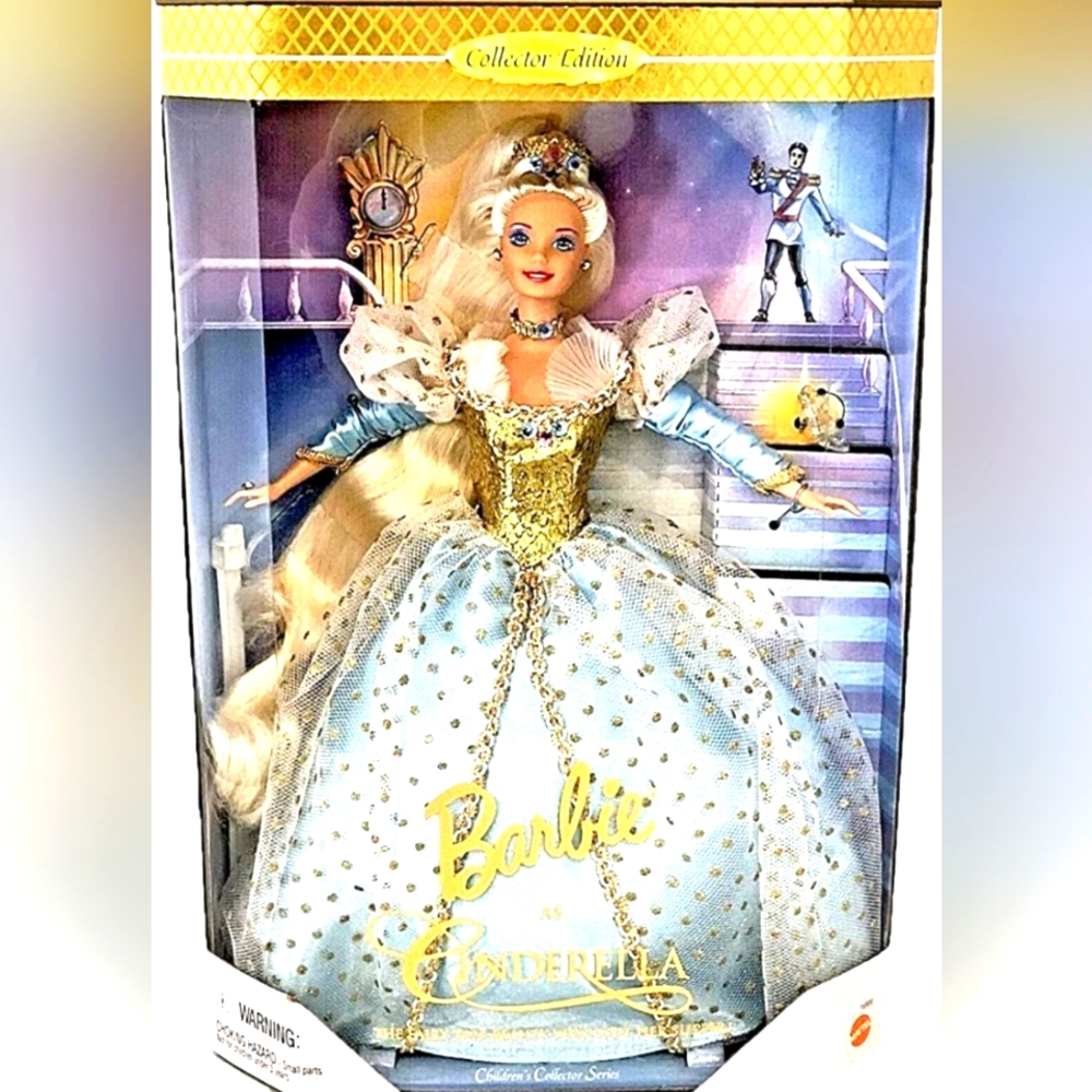 Cinderella Barbie doll collectible rare new inbox